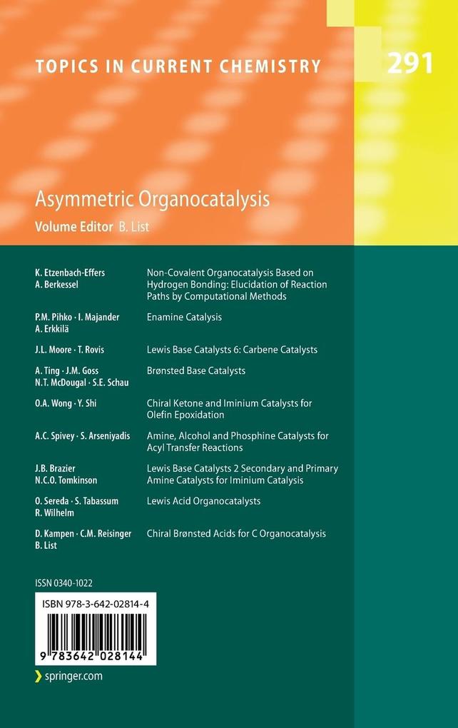 Weitere Ansicht: Asymmetric Organocatalysis