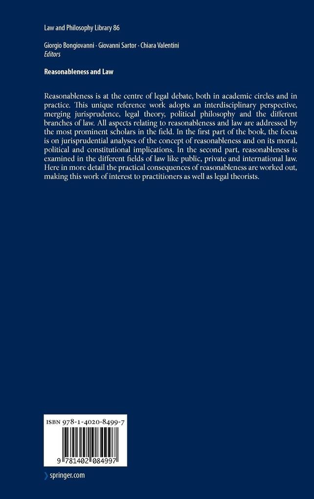 Weitere Ansicht: Reasonableness and Law
