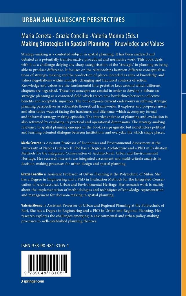 Weitere Ansicht: Making Strategies in Spatial Planning