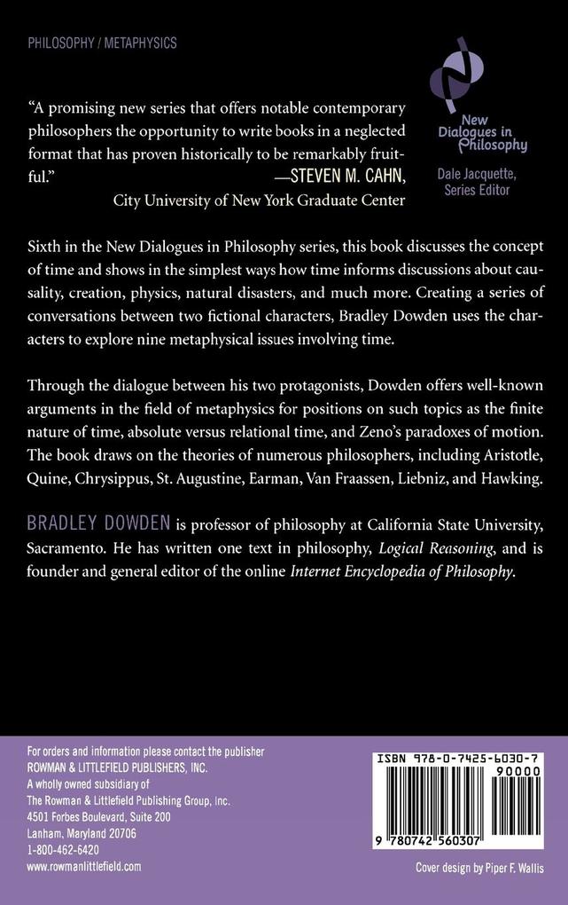 Weitere Ansicht: Metaphysics of Time | Bradley Dowden