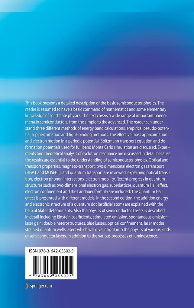 Weitere Ansicht: Basic Semiconductor Physics | Chihiro Hamaguchi