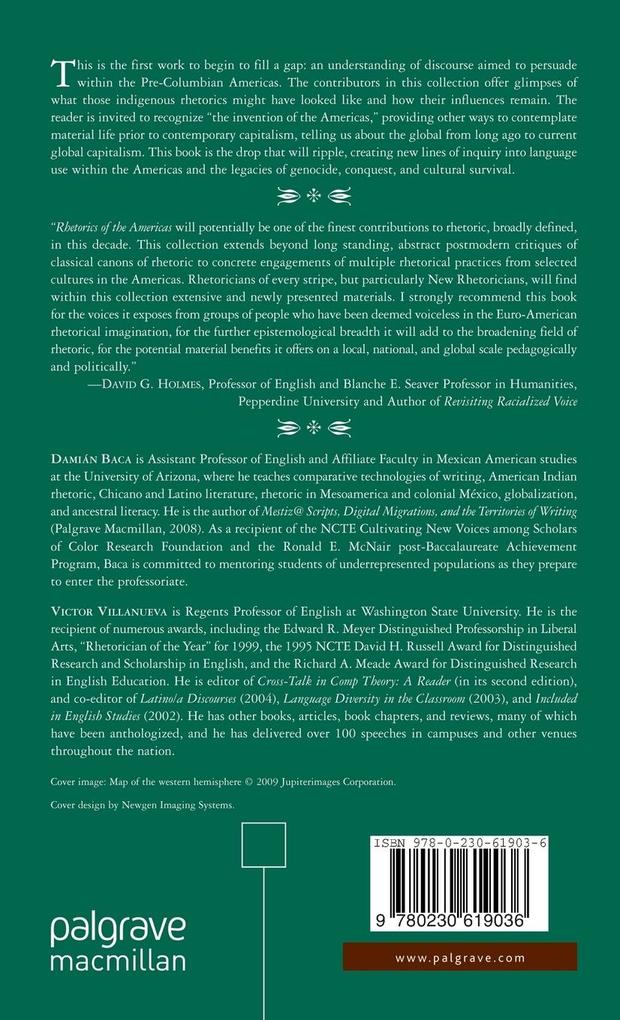Weitere Ansicht: Rhetorics of the Americas