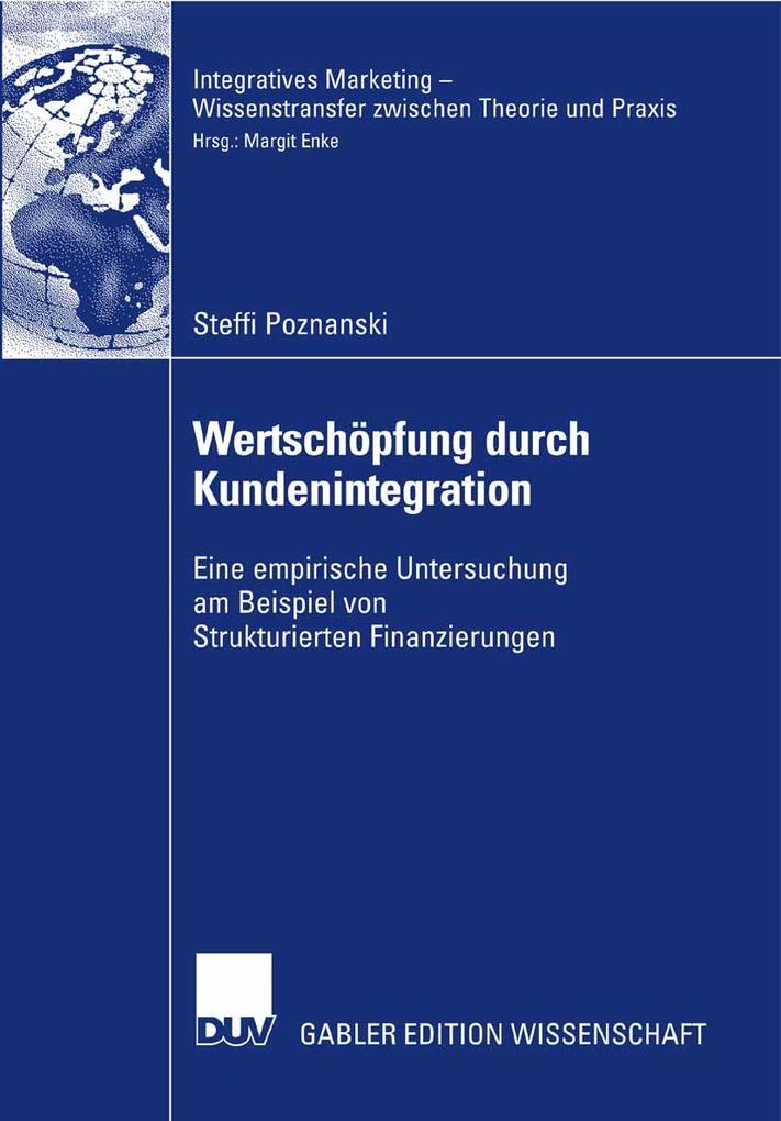 Produktbild: Wertschöpfung durch Kundenintegration | Steffi Poznanski