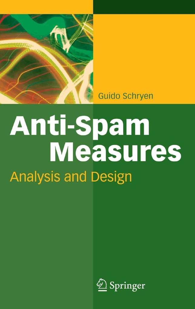 Produktbild: Anti-Spam Measures | Guido Schryen
