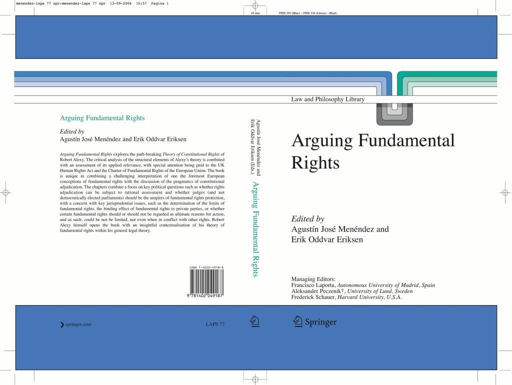 Produktbild: Arguing Fundamental Rights