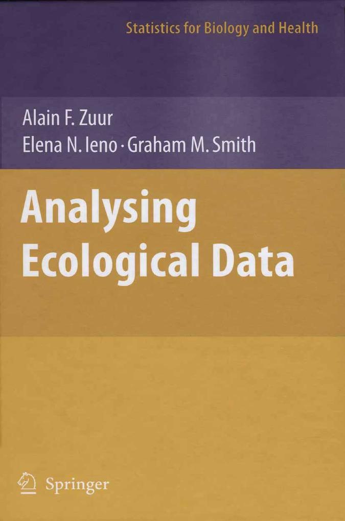 Produktbild: Analyzing Ecological Data | Alain Zuur, Elena N. Ieno, Graham M. Smith