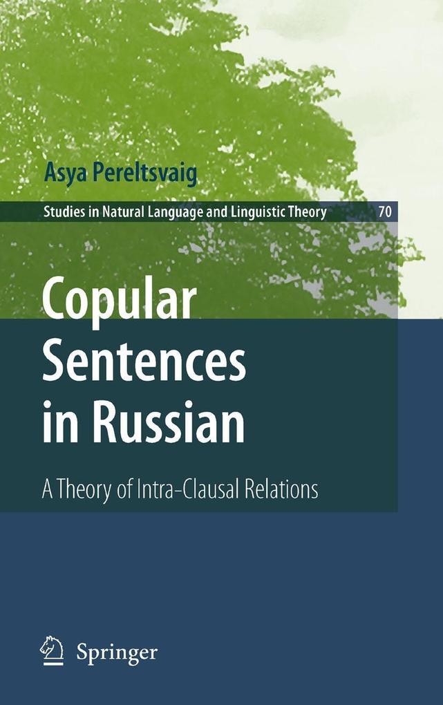 Produktbild: Copular Sentences in Russian | Asya Pereltsvaig