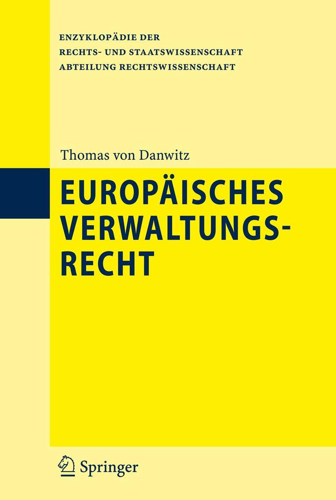 Produktbild: Europäisches Verwaltungsrecht | Thomas Danwitz