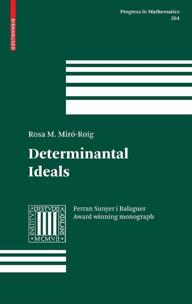Produktbild: Determinantal Ideals | Rosa M. Miró-Roig