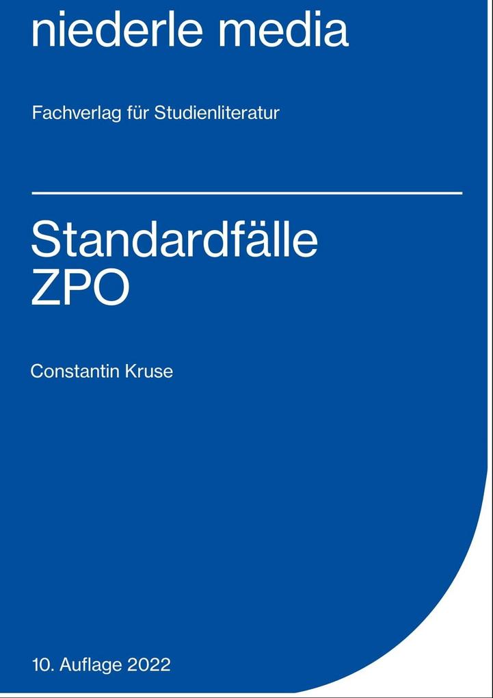 Produktbild: Standardfälle ZPO | Constantin Kruse, Sönke Gödeke