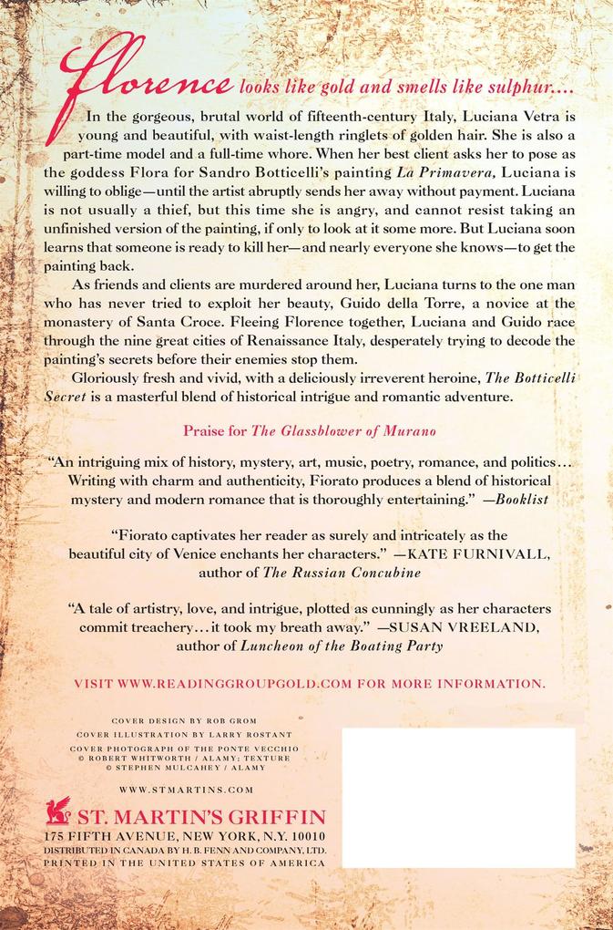 Weitere Ansicht: Botticelli Secret | Marina Fiorato