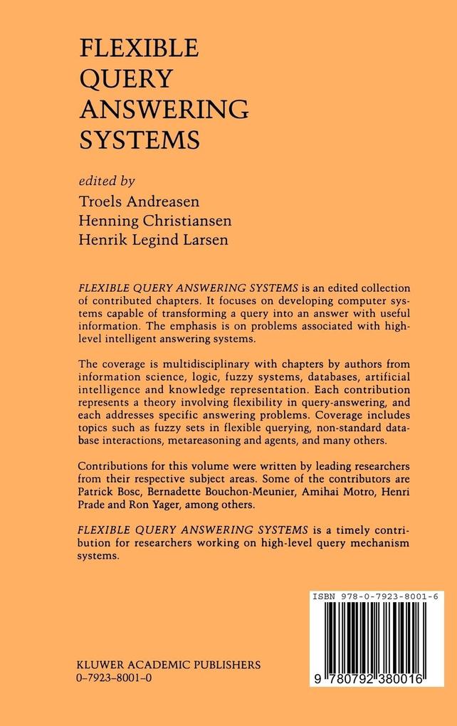 Weitere Ansicht: Flexible Query Answering Systems
