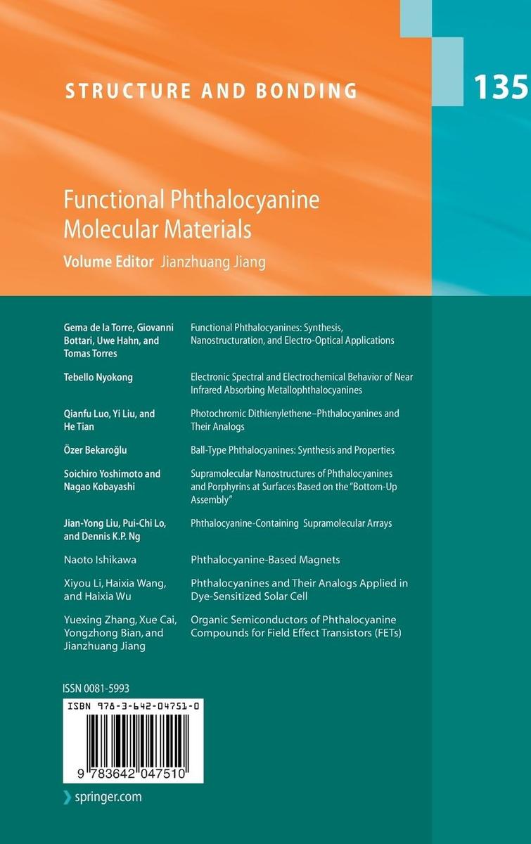 Weitere Ansicht: Functional Phthalocyanine Molecular Materials
