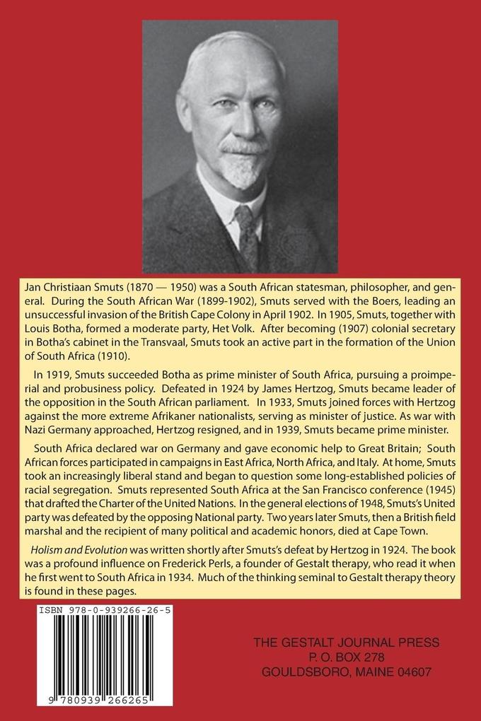 Weitere Ansicht: Holism and Evolution | Jan Christiaan Smuts