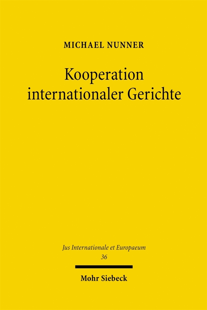 Produktbild: Kooperation internationaler Gerichte | Michael Nunner