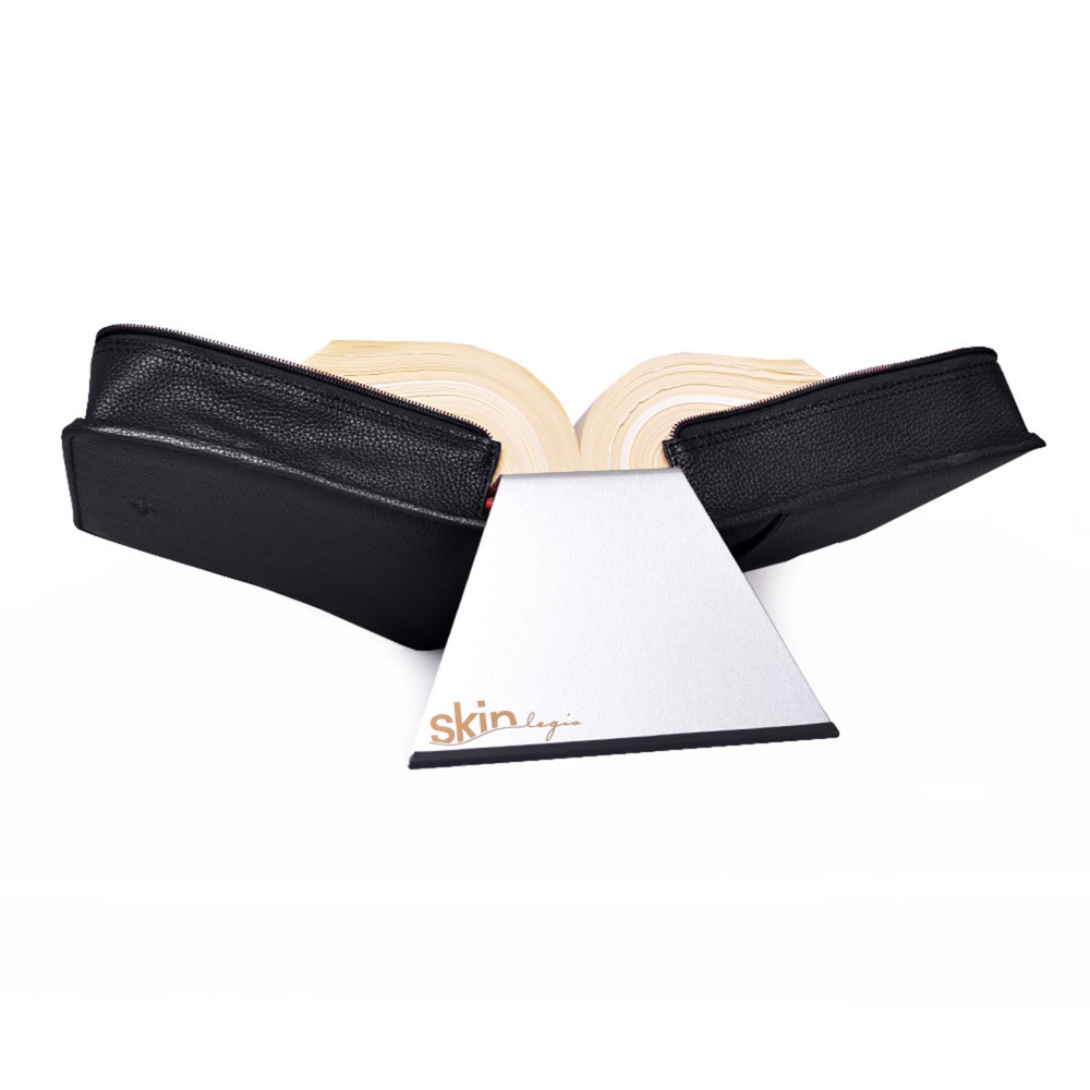 Weitere Ansicht: SartoriusSKIN Tasche PURO 2.0 aus Nappaleder in Gr. L in Onyx-Schwarz mit ergonomischem Tragegurt & Buchstütze