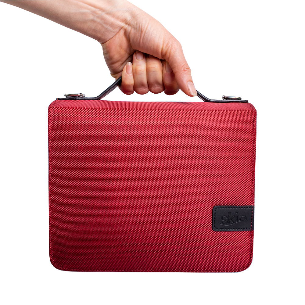 Weitere Ansicht: SartoriusSKIN Tasche BASIC 2.0 Gr. L in Rubin-Rot mit Tragegurt & Buchstütze | SKIN von Barth & Bauer E. K.