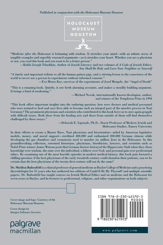 Weitere Ansicht: Medicine after the Holocaust | S. Rubenfeld