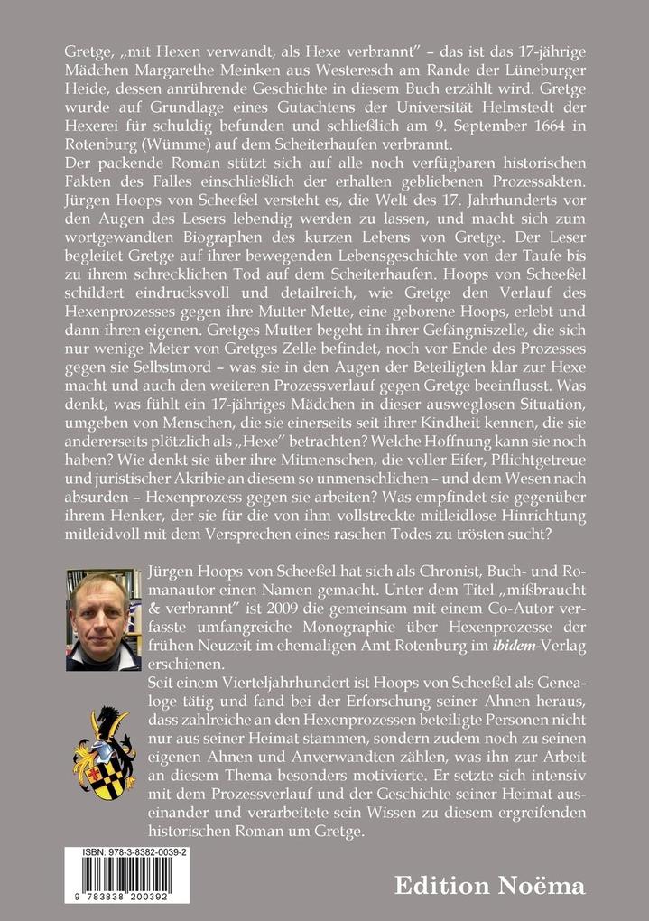 Weitere Ansicht: Gretge. "mit Hexen verwandt, als Hexe verbrannt" | Jürgen Hoops von Scheeßel