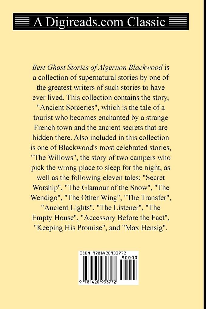 Weitere Ansicht: Best Ghost Stories of Algernon Blackwood | Algernon Blackwood