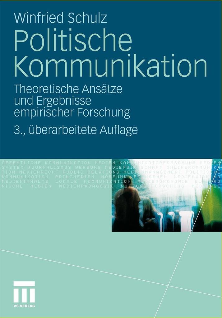 Produktbild: Politische Kommunikation | Winfried Schulz