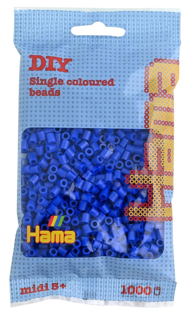 Produktbild: Hama - Perlenbeutel 1000 Stück blau