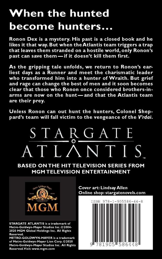 Weitere Ansicht: STARGATE ATLANTIS Hunt and Run | Aaron Rosenberg