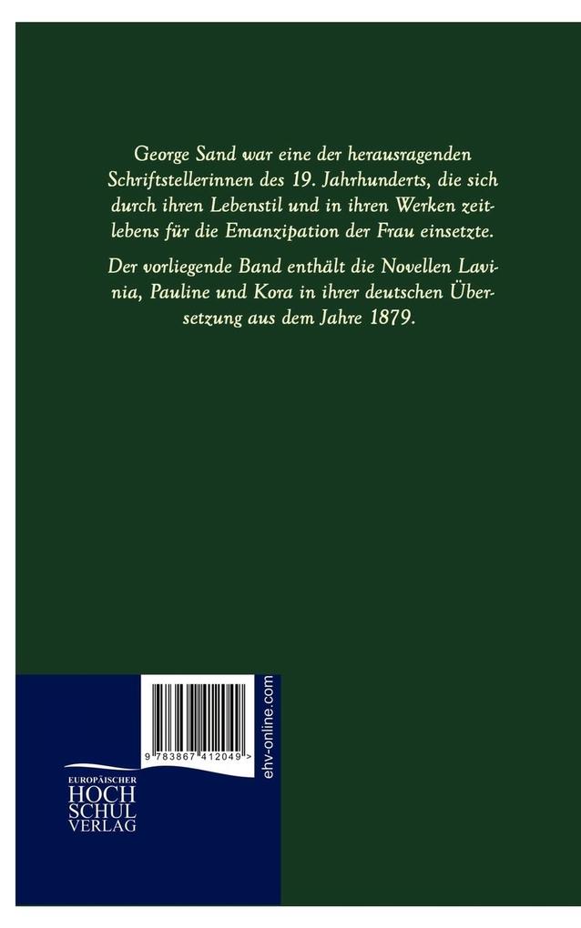 Weitere Ansicht: Novellen | George Sand