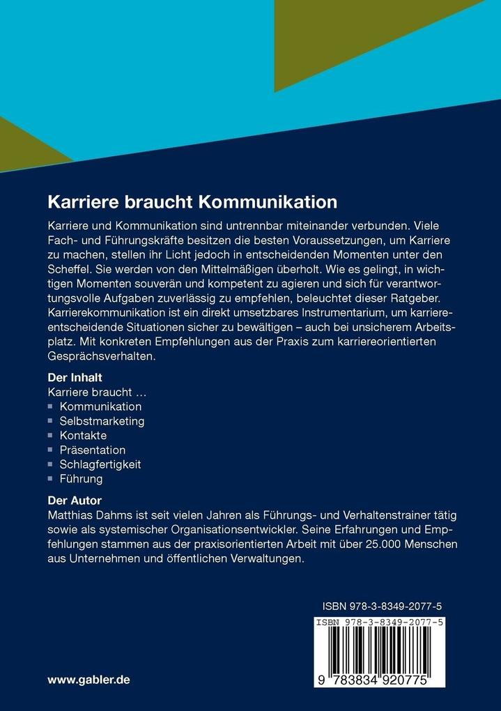 Weitere Ansicht: Karriere braucht Kommunikation | Matthias Dahms