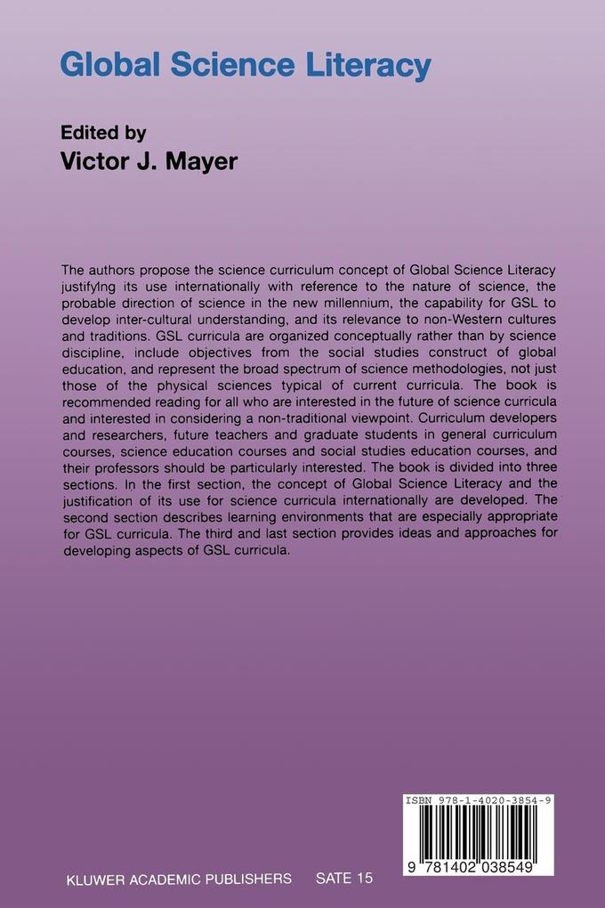 Weitere Ansicht: Global Science Literacy