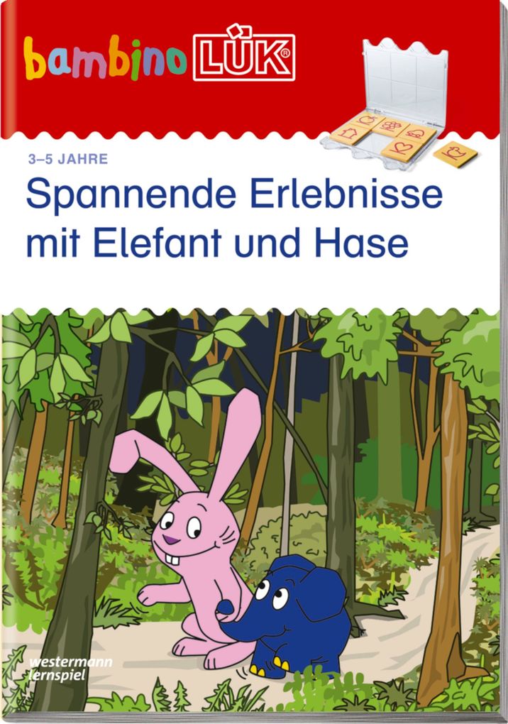 Produktbild: bambinoLÜK - Spannende Erlebnisse mit Elefant und Hase