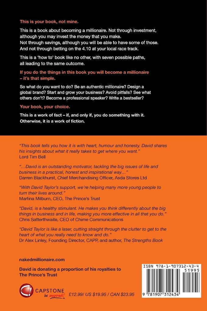 Weitere Ansicht: The Naked Millionaire | David Taylor