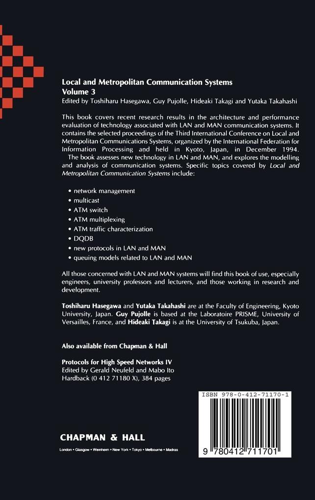 Weitere Ansicht: Local and Metropolitan Communication Systems