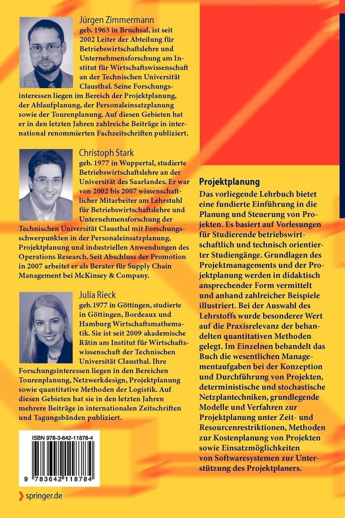 Weitere Ansicht: Projektplanung | Jürgen Zimmermann, Christoph Stark, Julia Rieck