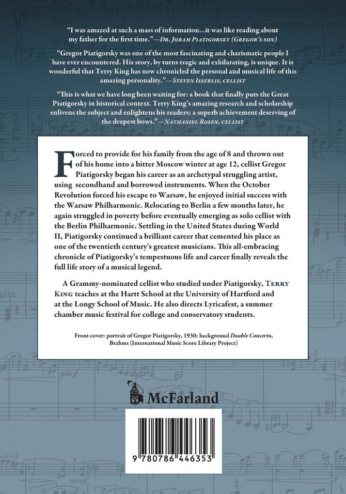 Weitere Ansicht: Gregor Piatigorsky | Terry King