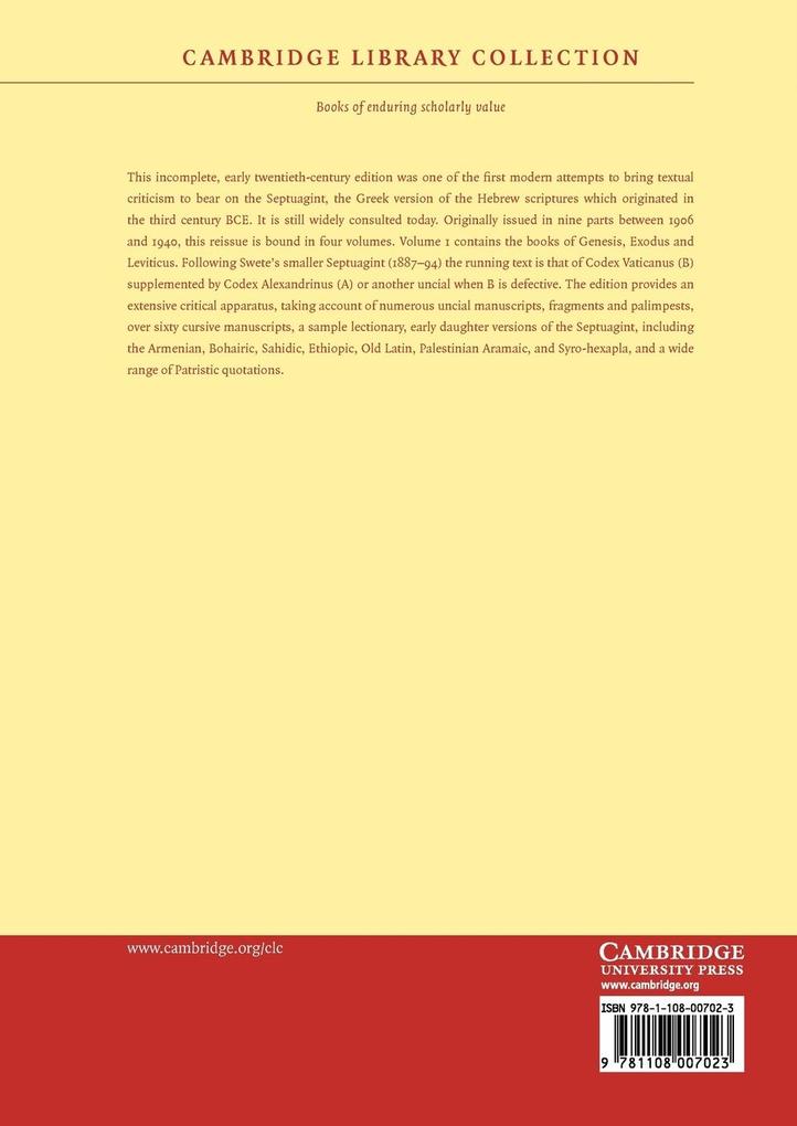 Weitere Ansicht: The Old Testament in Greek