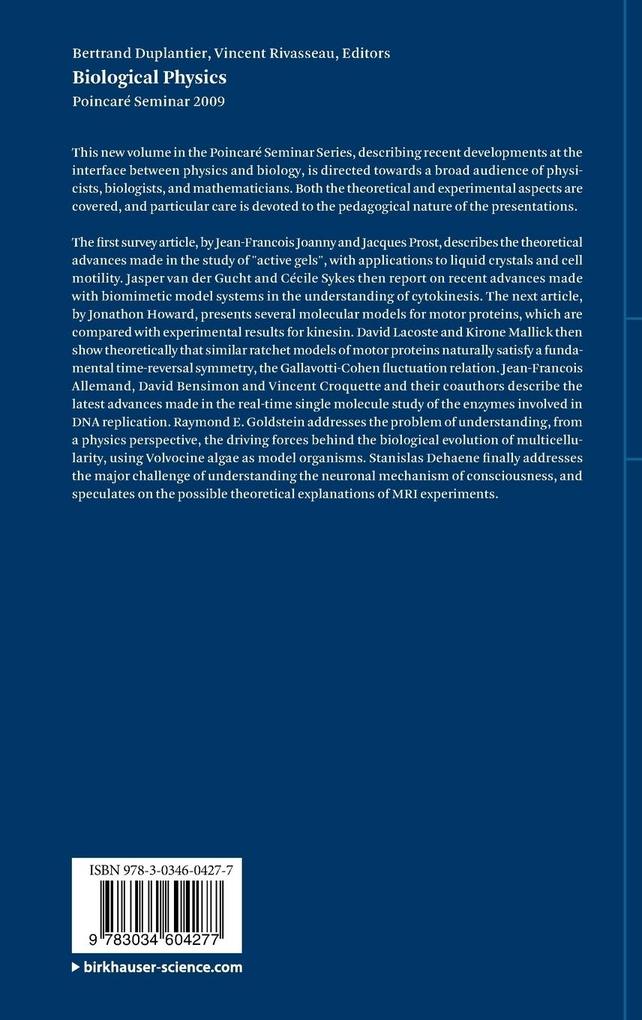 Weitere Ansicht: Biological Physics