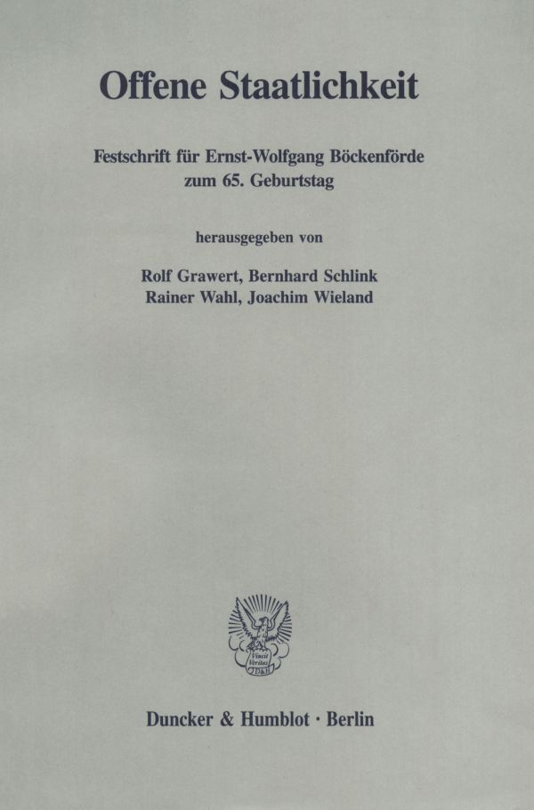 Produktbild: Offene Staatlichkeit.