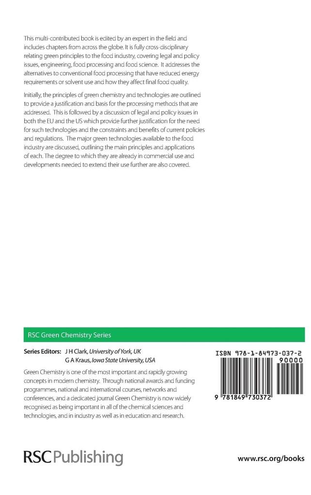 Weitere Ansicht: Alternatives to Conventional Food Processing