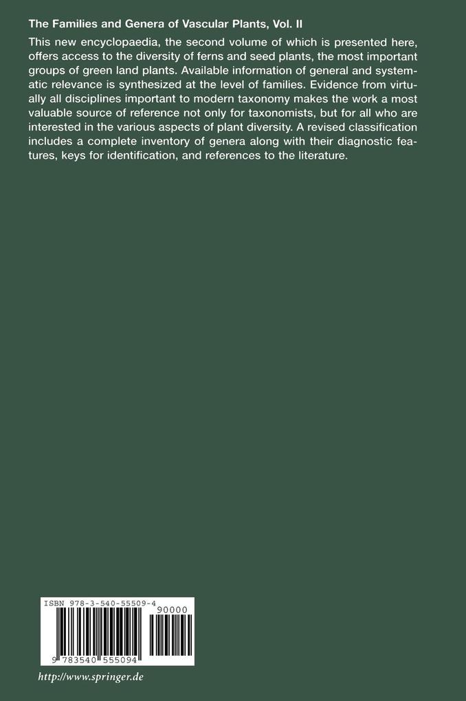 Weitere Ansicht: Flowering Plants · Dicotyledons | Jens G. Rohwer, Volker Bittrich, Klaus Kubitzki