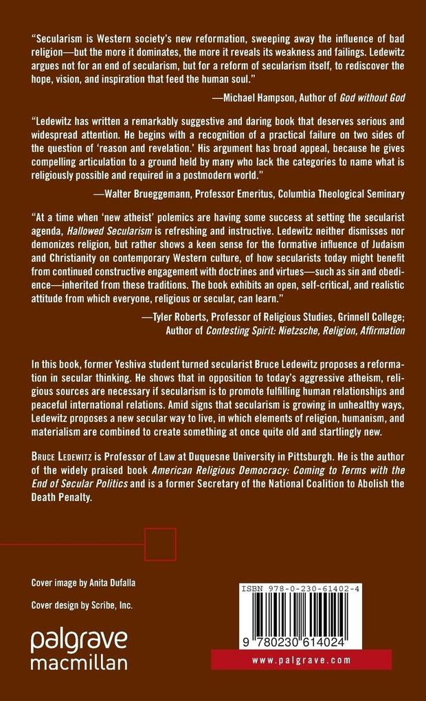 Weitere Ansicht: Hallowed Secularism | B. Ledewitz