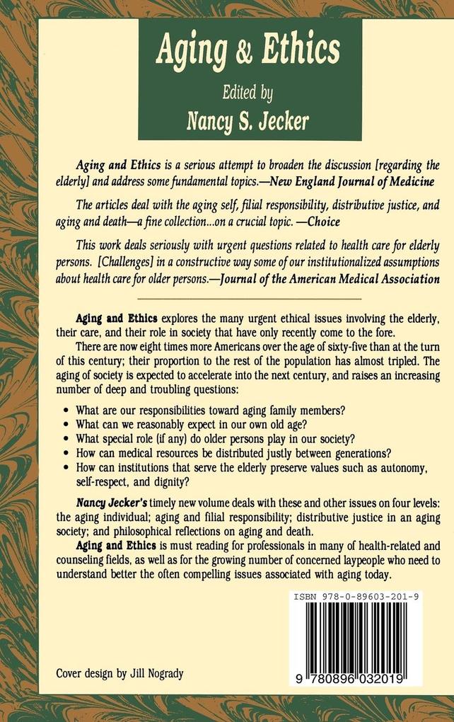 Weitere Ansicht: Aging and Ethics | Nancy S Jecker