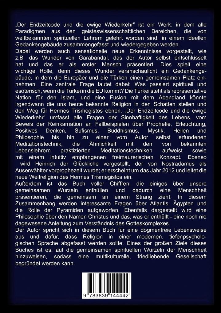 Weitere Ansicht: Der Endzeitcode und die ewige Wiederkehr | Bahtiyar Atman