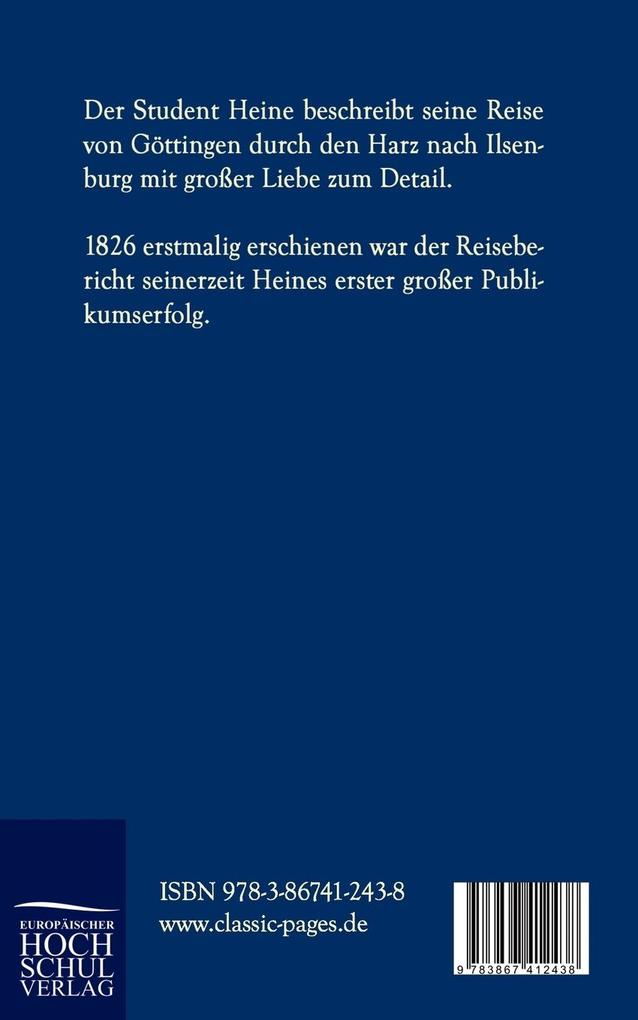 Weitere Ansicht: Die Harzreise | Heinrich Heine