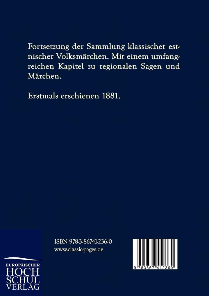Weitere Ansicht: Estnische Märchen | Friedrich Kreutzwald