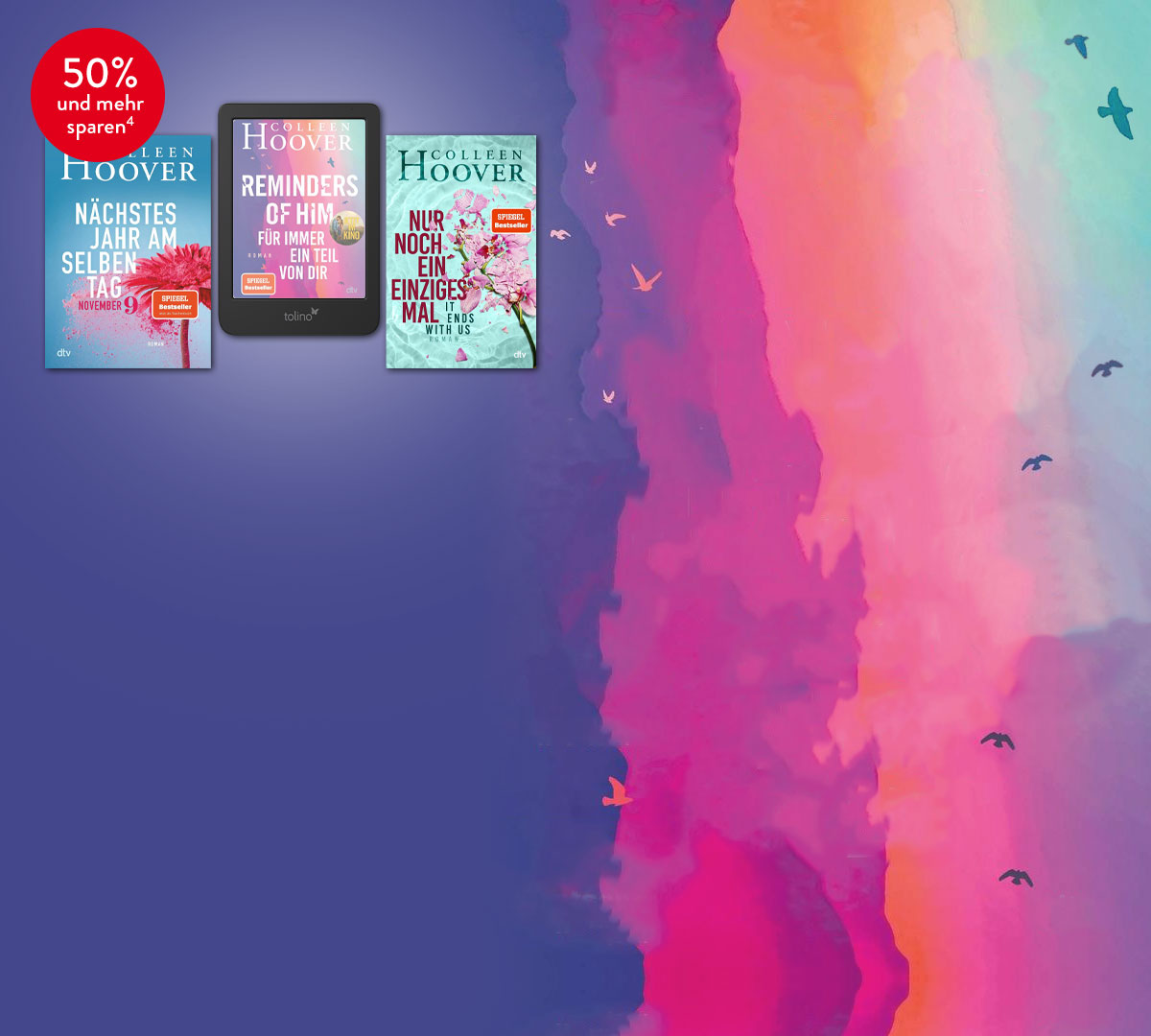 Colleen Hoover: eBook-Aktion zum Kino-Start bei Hugendubel