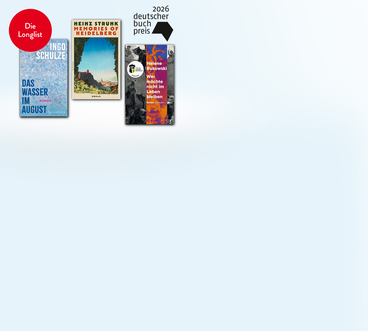 Deutscher Buchpreis Longlist 2026