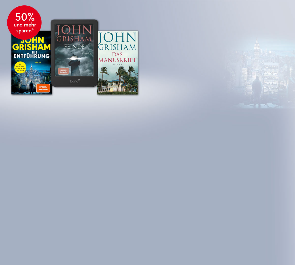 Meisterhafte Spannung: John Grisham eBooks zum Aktionspreis bei Hugendubel