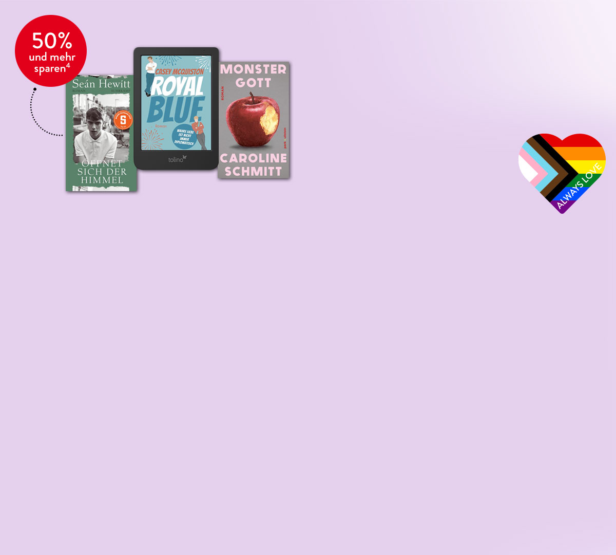 Pride Month bei Hugendubel: Pride lesen. Vielfalt feiern.