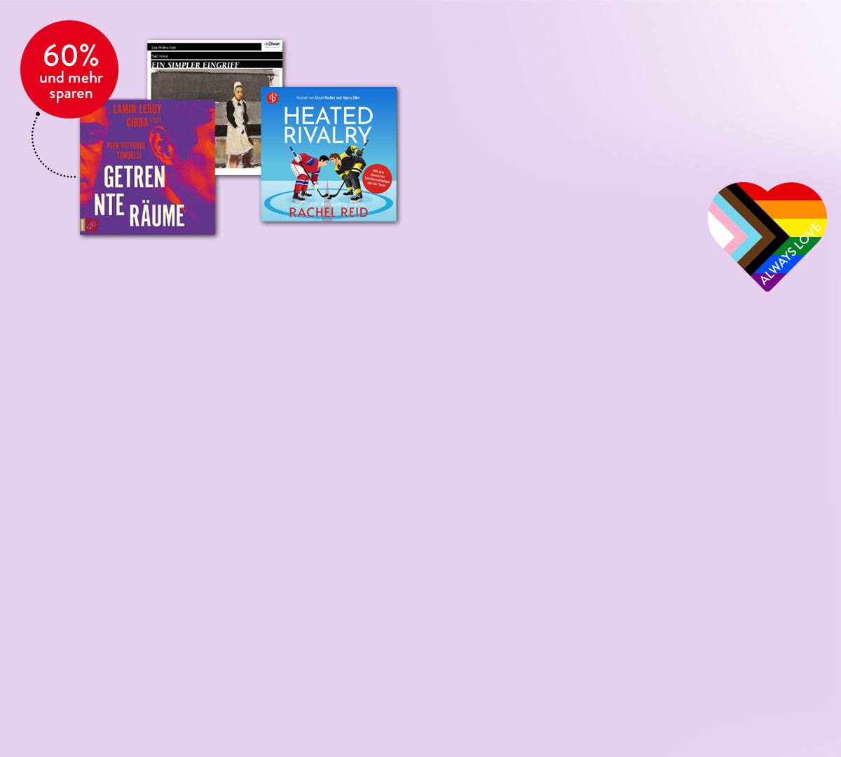 Pride Month bei Hugendubel: Pride hören. Vielfalt feiern.